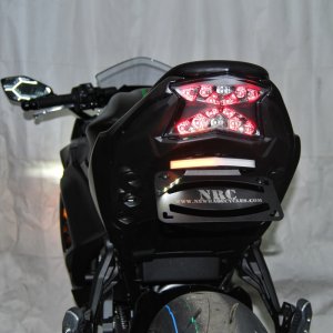 Kawasaki Ninja 650 Fender Eliminator - New Rage Cycles - Plug & Play - Black - `23-`27